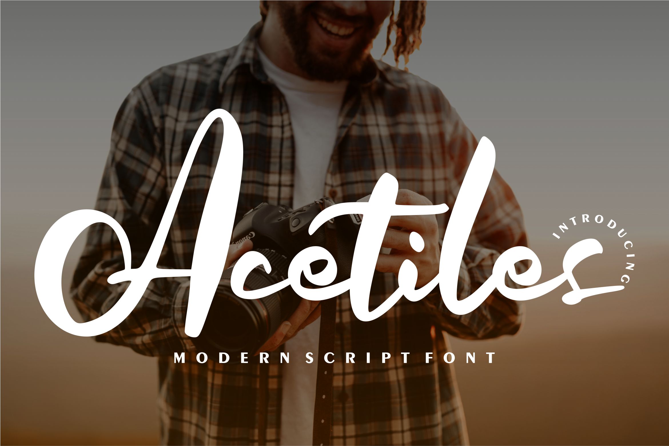 فونت انگلیسی Acetiles