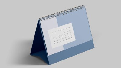 موکاپ تقویم رومیزی