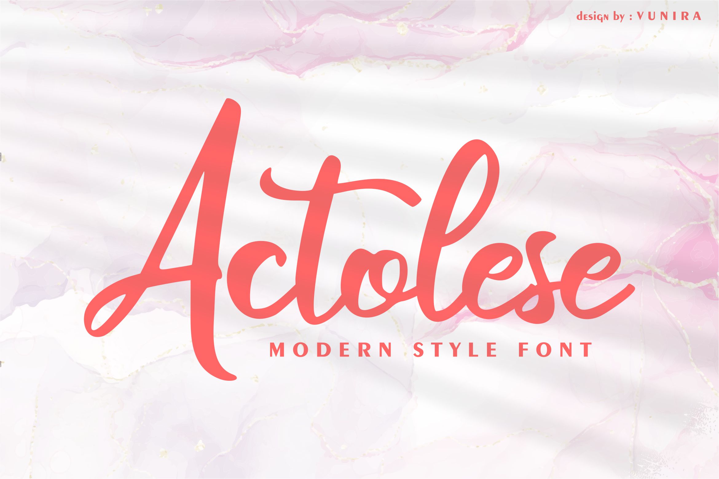فونت انگلیسی Actolese