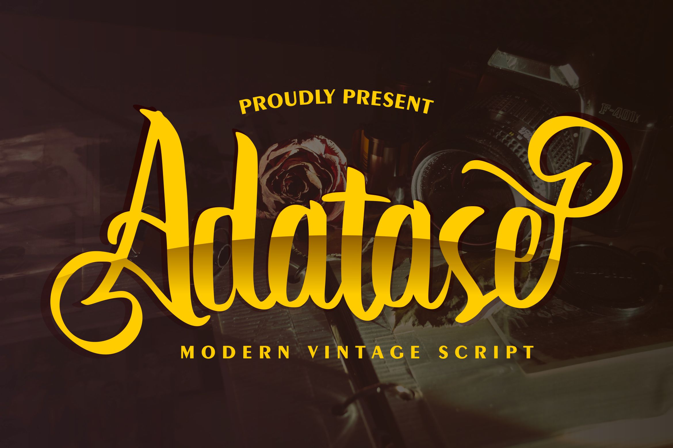فونت انگلیسی Adatase