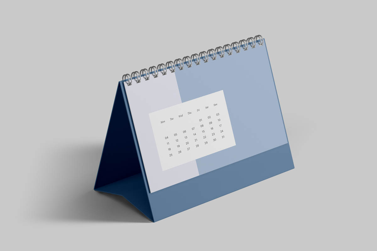 موکاپ تقویم رومیزی