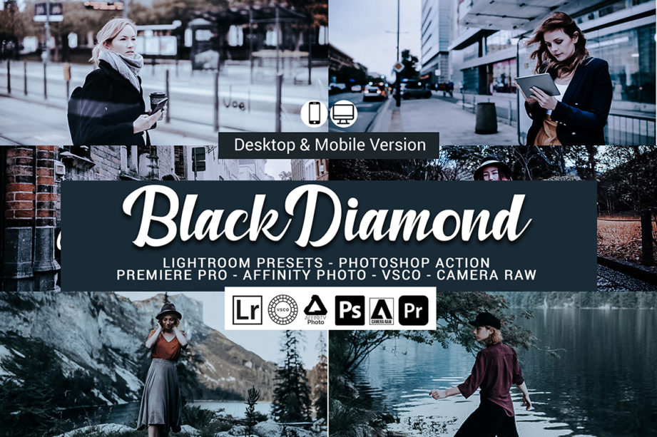 15 پریست لایت روم سیاه Black Diamond