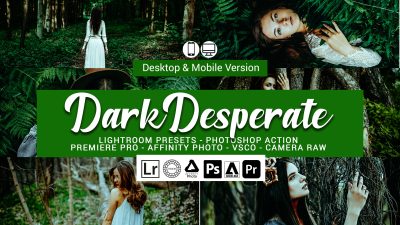 16 پریست لایت روم مشکی و سبز Dark Desperate 16 پریست لایت روم مشکی و سبز Dark Desperate