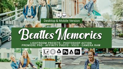 20 پریست لایت روم خیابانی Beatles Memories 20 پریست لایت روم خیابانی Beatles Memories