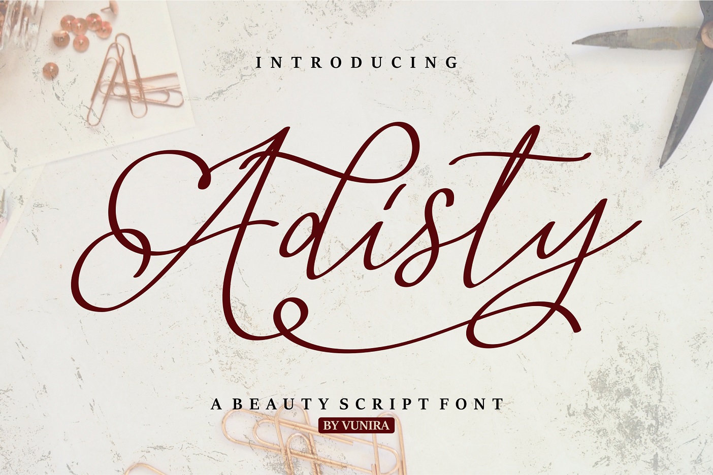 فونت انگلیسی Adisty