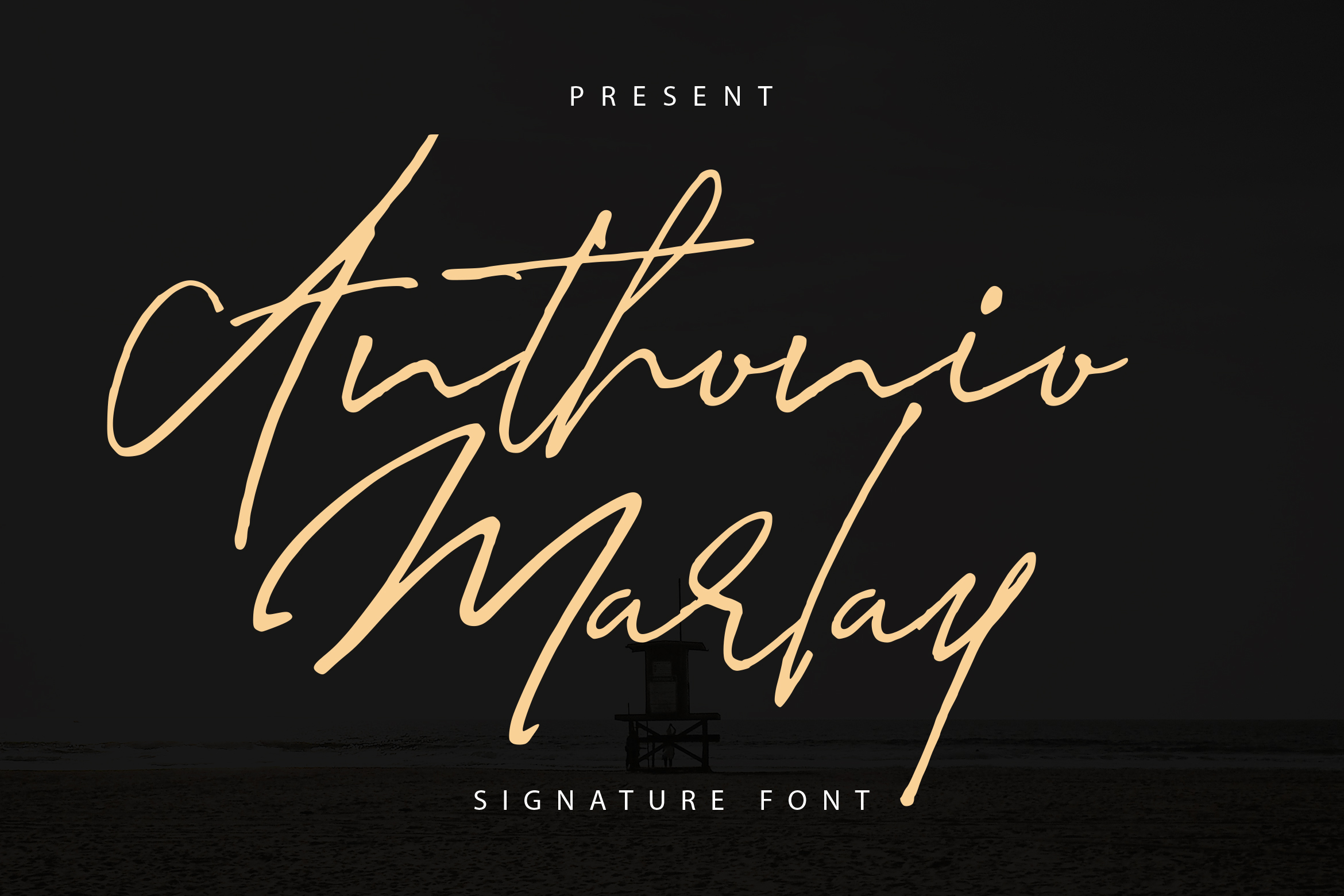 فونت انگلیسی Anthonio Marlay