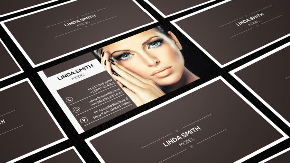 طرح لایه باز کارت ویزیت بیوتی