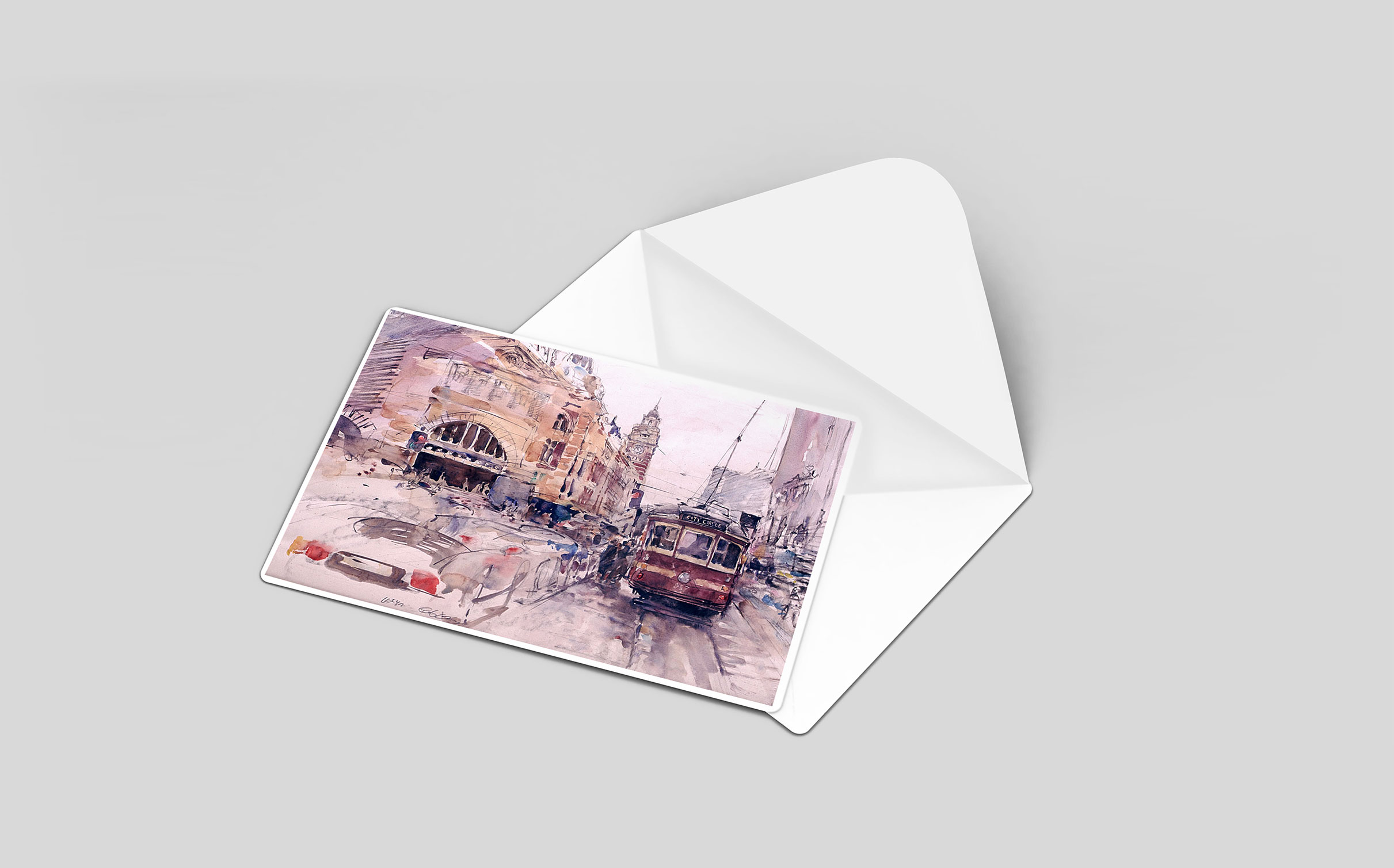 موکاپ پاکت نامه