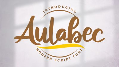 فونت انگلیسی Aulabec فونت انگلیسی Aulabec