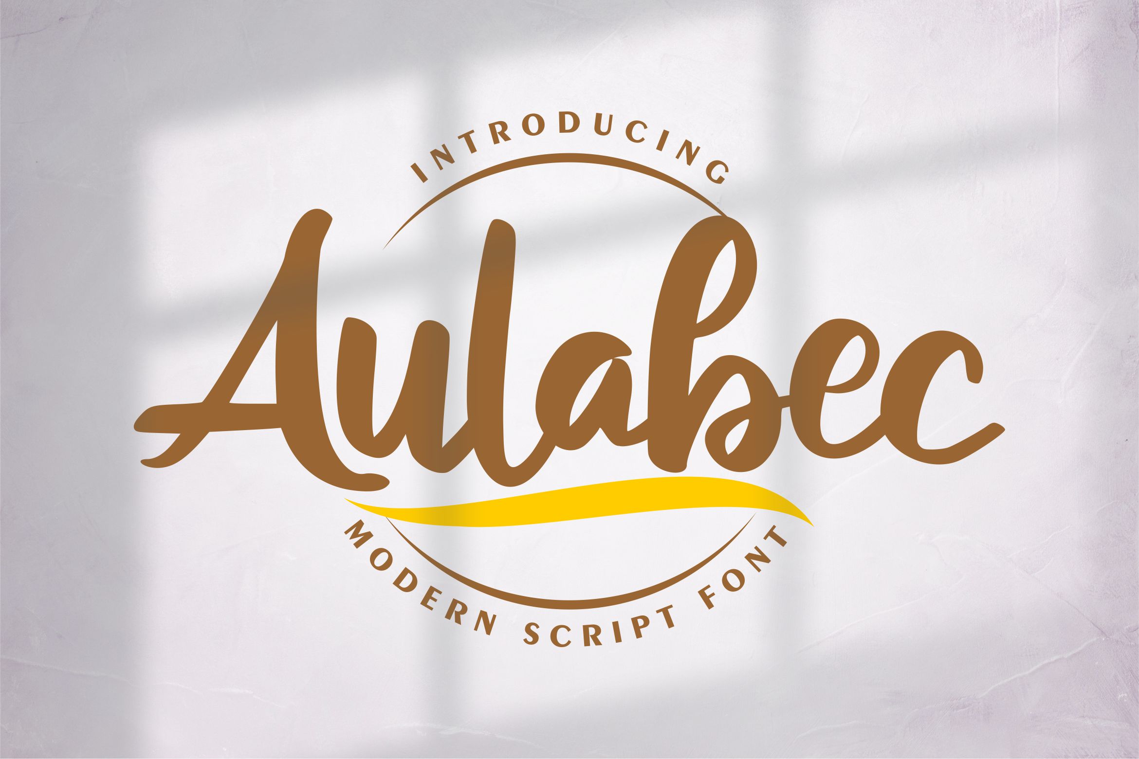 فونت انگلیسی Aulabec