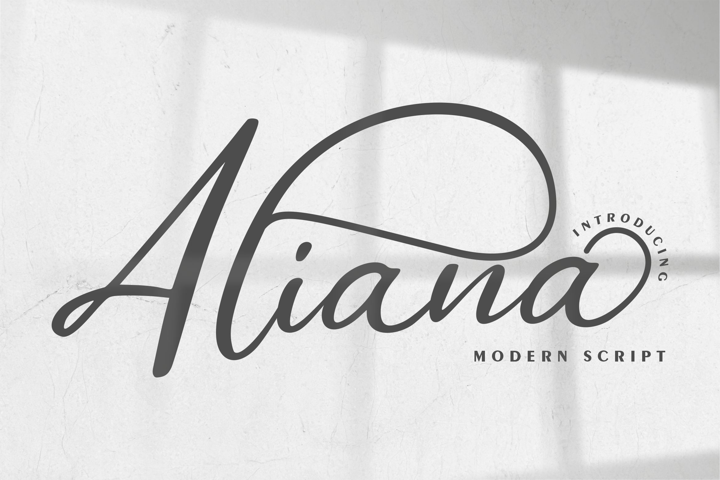 فونت انگلیسی Aliana