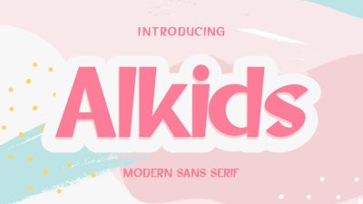فونت انگلیسی Alkids فونت انگلیسی Alkids