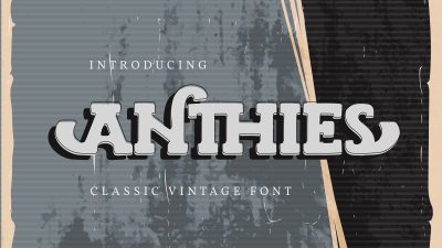 فونت انگلیسی ANTHIES فونت انگلیسی ANTHIES