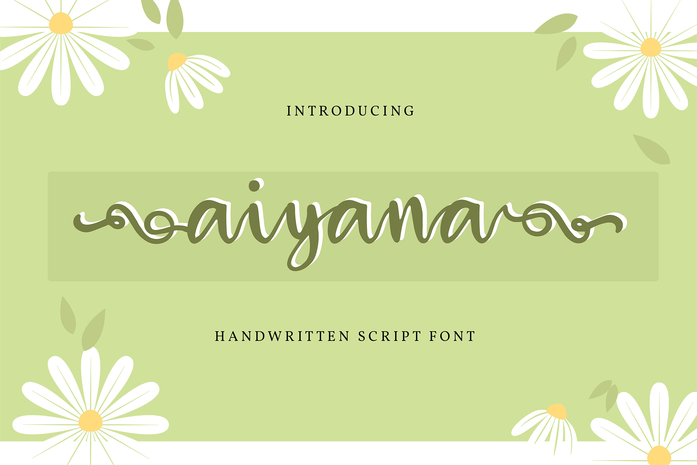 فونت انگلیسی aiyana