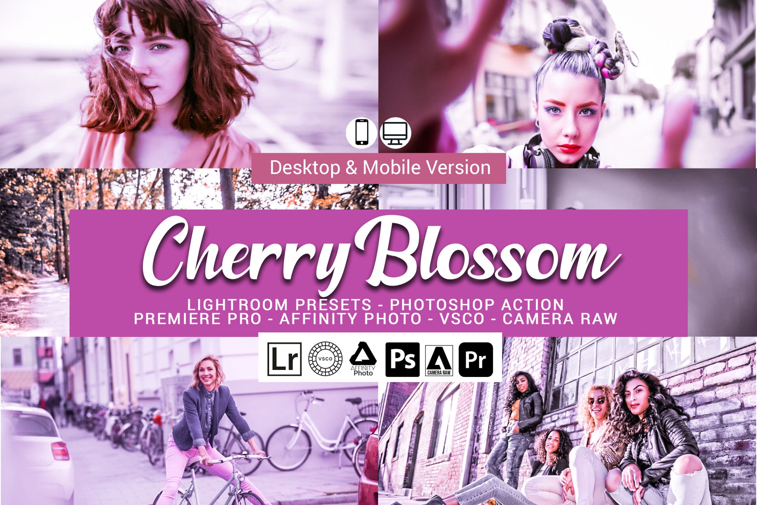 20 پریست لایت روم گل سرخ چری Cherry Blossom