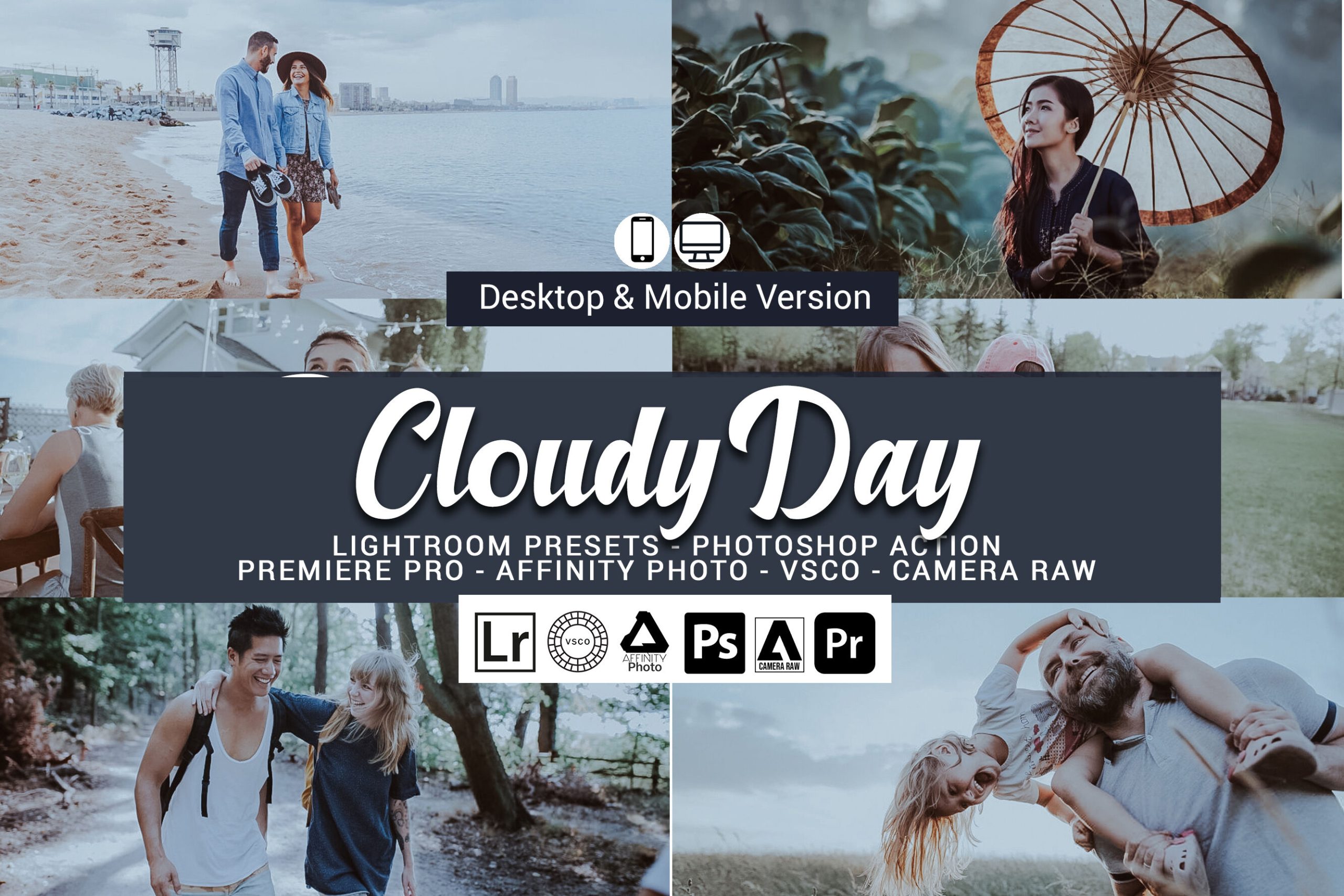 20 پریست لایت روم روز ابری Cloudy Day