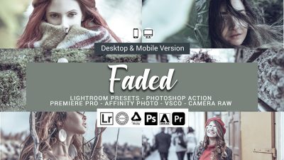 20 پریست لایت روم با تم سینمایی Faded Presets 20 پریست لایت روم با تم سینمایی Faded Presets
