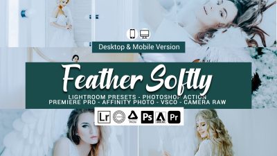 20 پریست لایت روم نرم پر Feather Softly 20 پریست لایت روم نرم پر Feather Softly