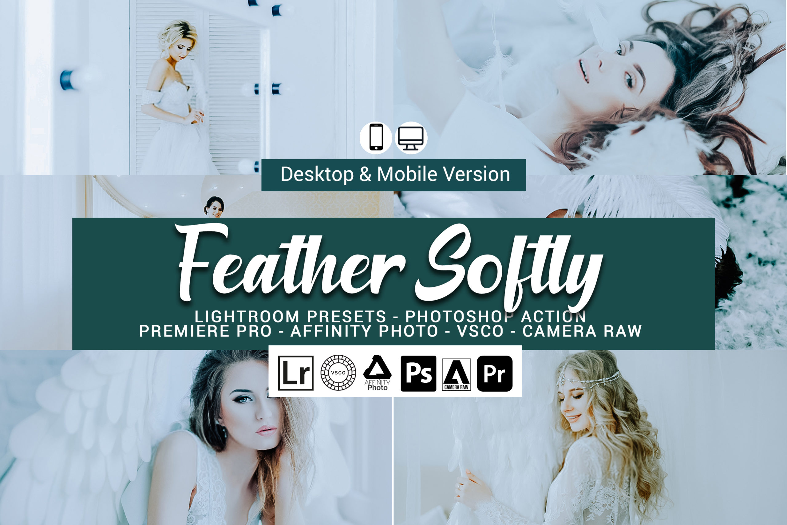 20 پریست لایت روم نرم پر Feather Softly