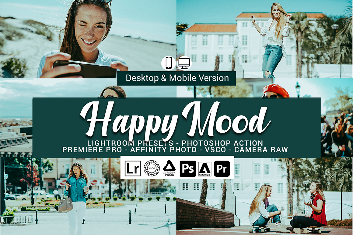 20 پریست لایت روم حالت خوشحالی Happy Mood