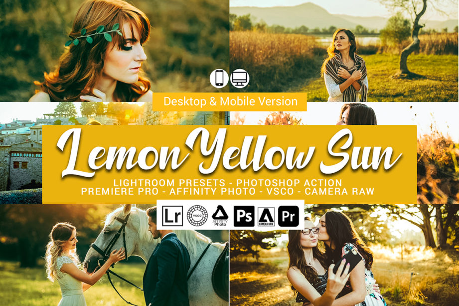 20 پریست لایت روم آفتاب زرد لیمویی Lemon Yellow Sun
