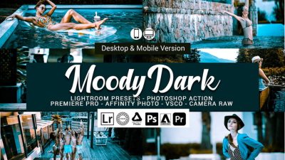 20 پریست لایت روم تیره و دارک Moody Dark 20 پریست لایت روم تیره و دارک Moody Dark