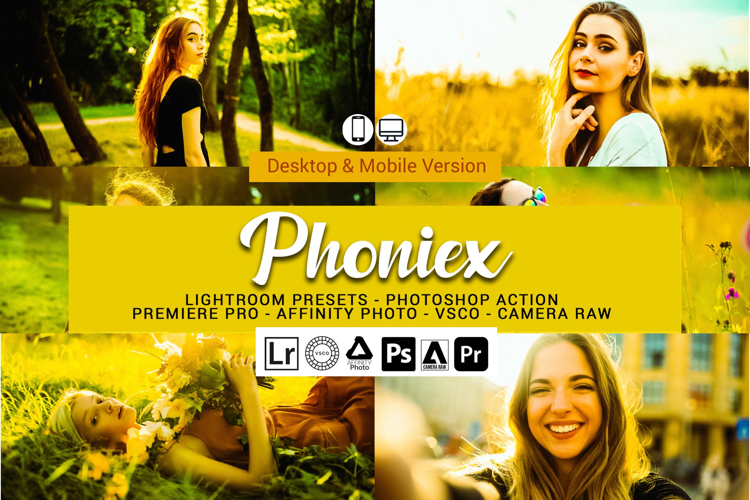 20 پریست لایت روم با تم زردرنگ Phoenix