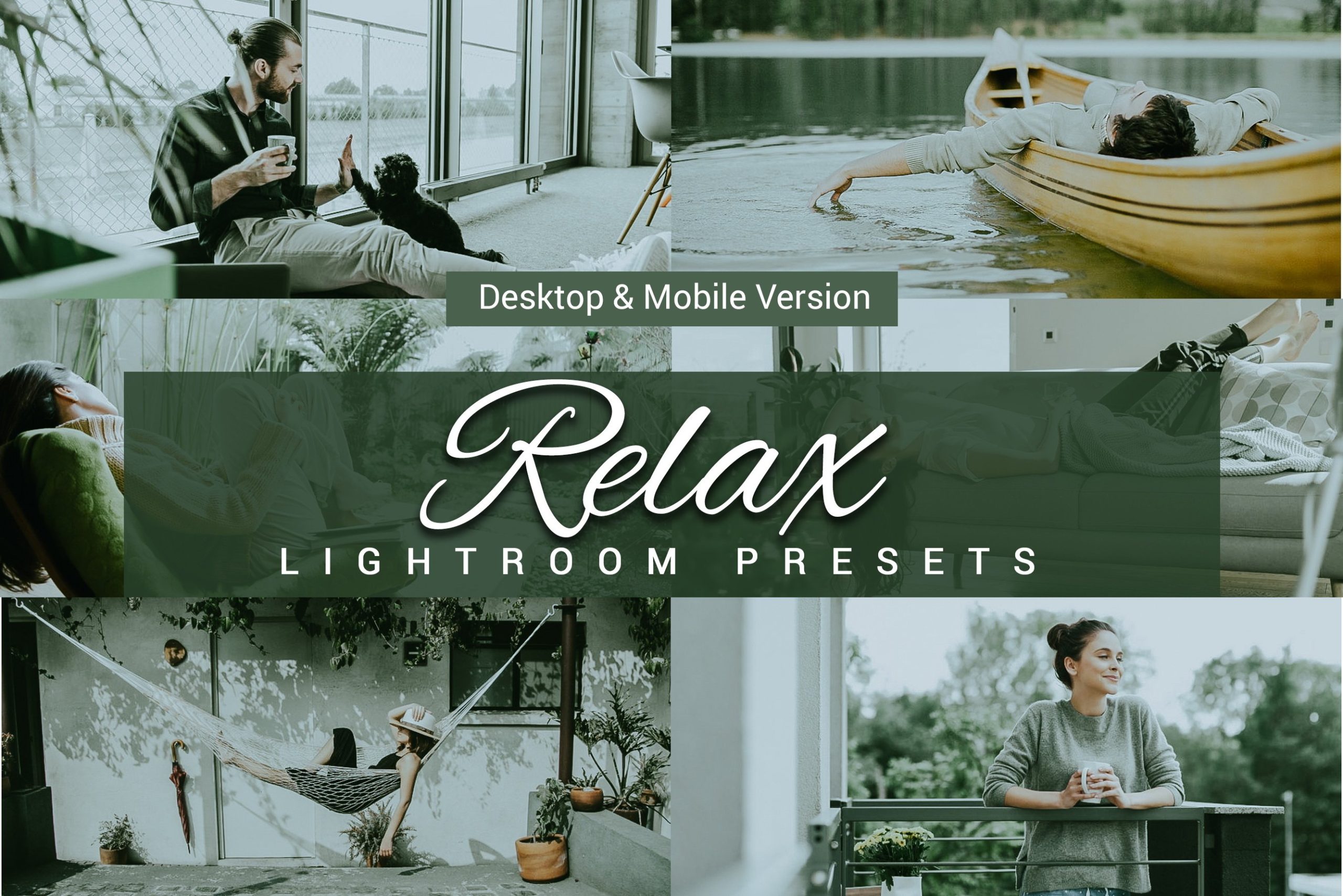 20 پریست لایت روم با تم سبزرنگ Relax