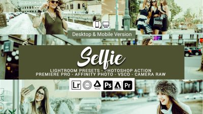 20 پریست لایت روم عکس سلفی Selfie