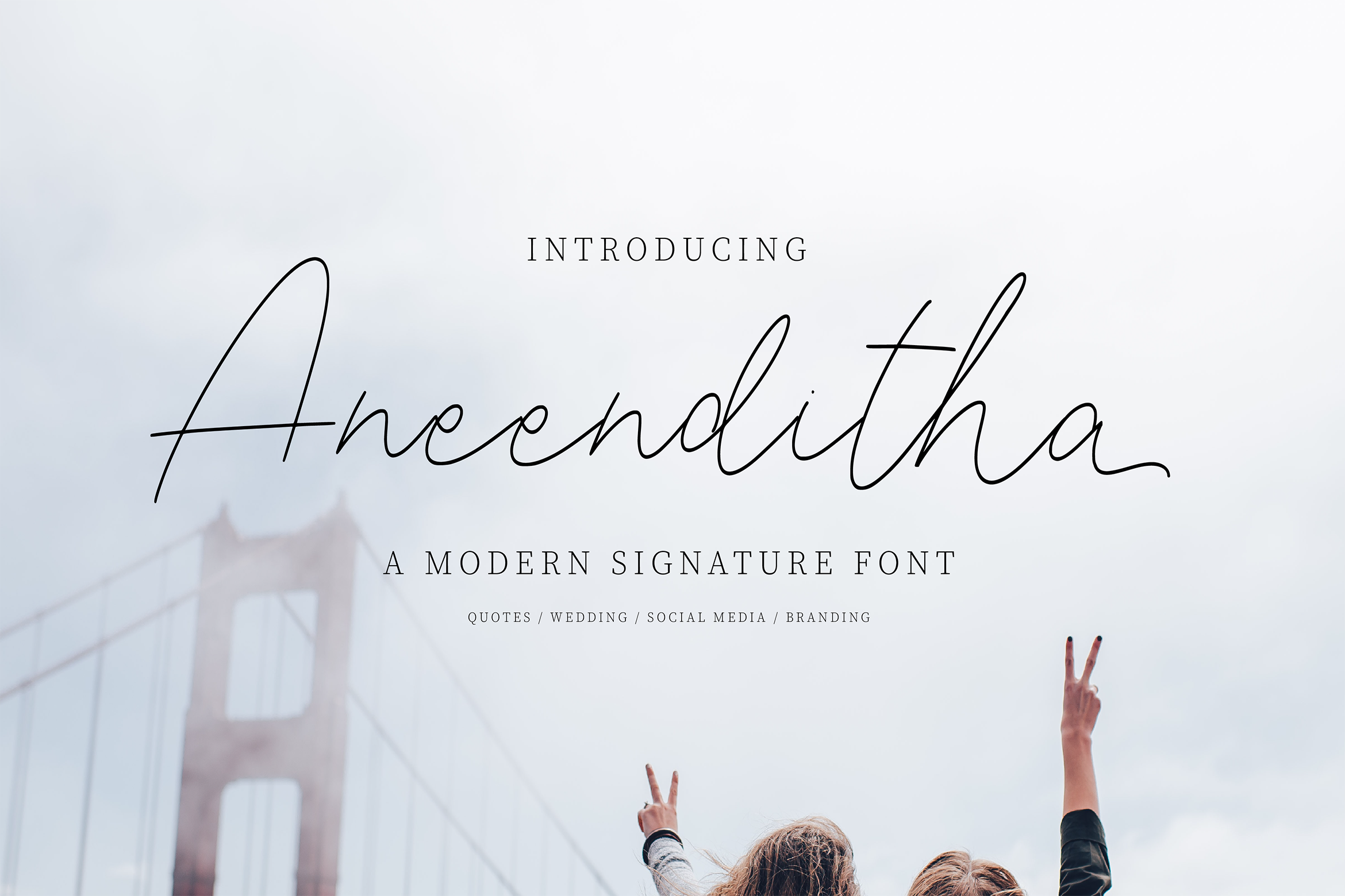 فونت انگلیسی Aneenditha
