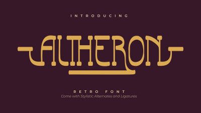 فونت انگلیسی ALTHERON فونت انگلیسی ALTHERON