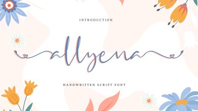 فونت انگلیسی allyena فونت انگلیسی allyena