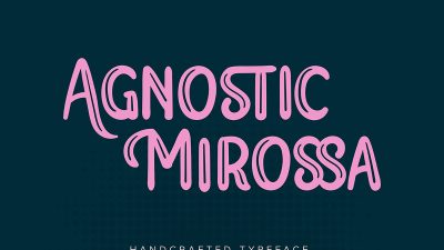 فونت انگلیسی Agnostic Mirossa فونت انگلیسی Agnostic Mirossa