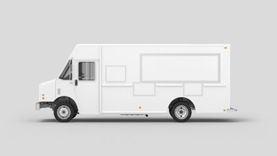 موکاپ ماشین ون شورلت سفید موکاپ ماشین ون شورلت سفید