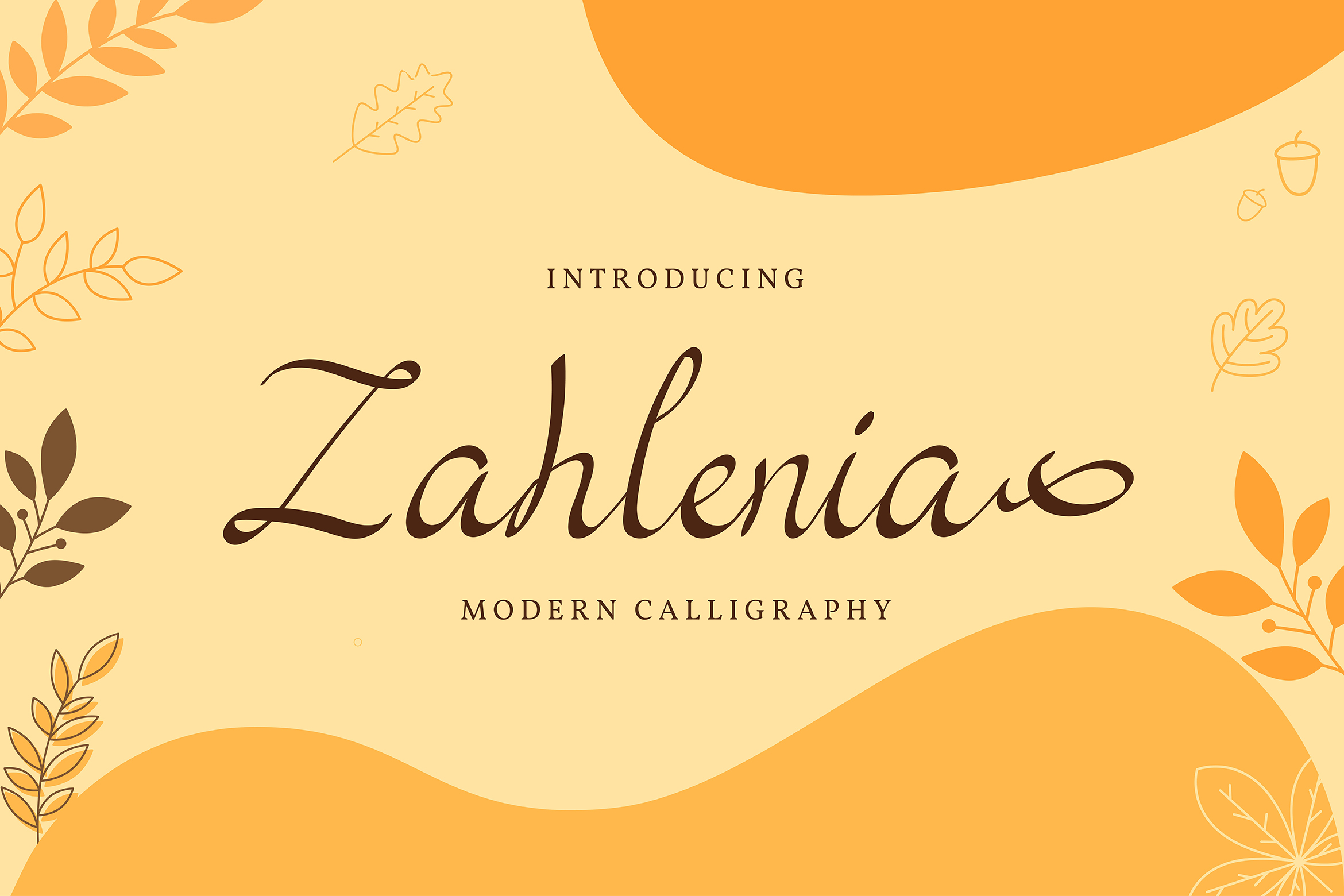 فونت انگلیسی Zahlenia