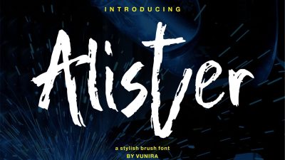 فونت انگلیسی Alister