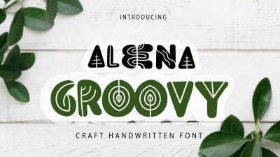 فونت انگلیسی Aleena Groovy فونت انگلیسی Aleena Groovy
