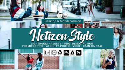 20 پریست لایت روم سبک لایف استایل Netizen Style