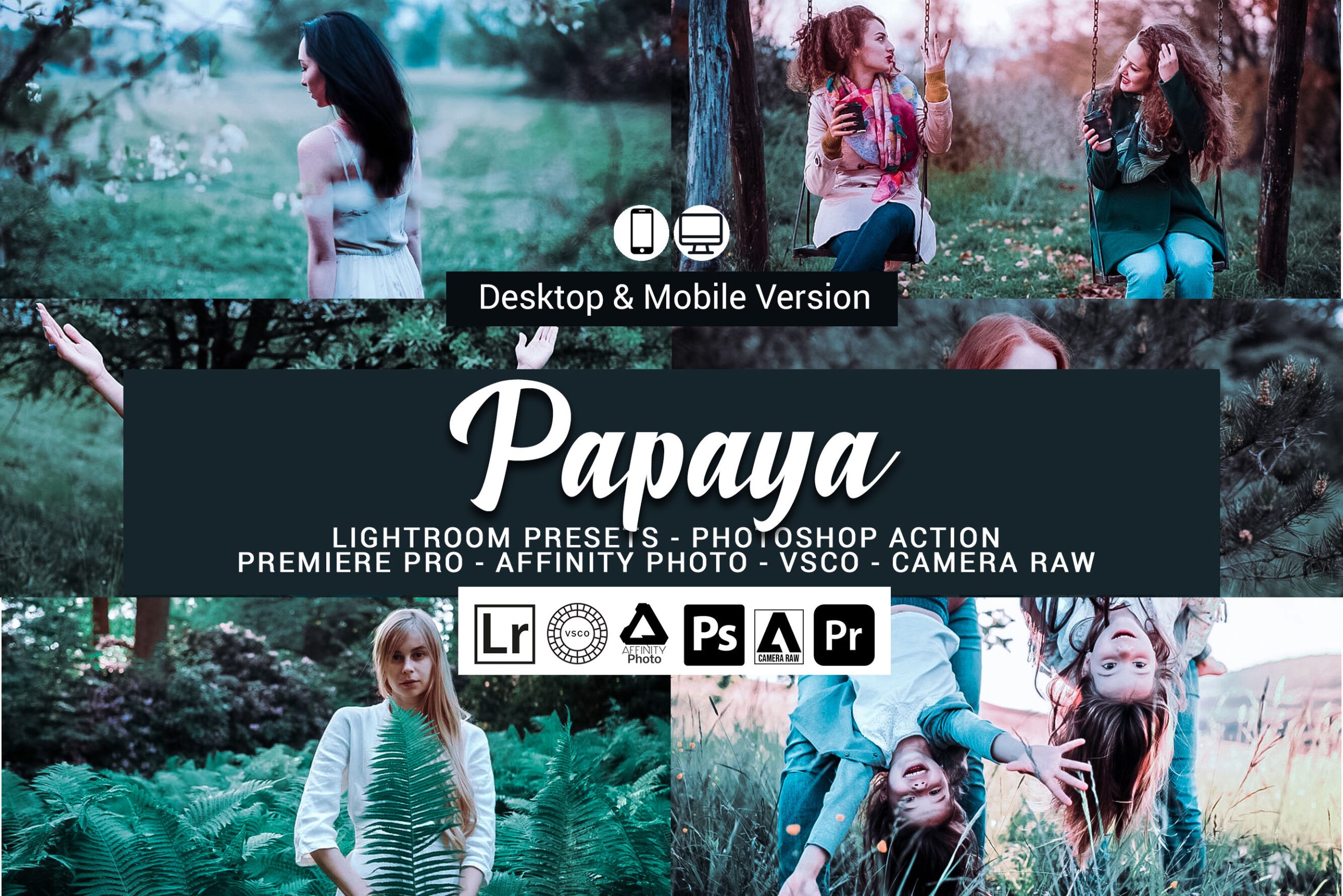 20 پریست لایت روم جنگلی Papaya