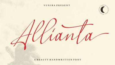 فونت انگلیسی Allianta