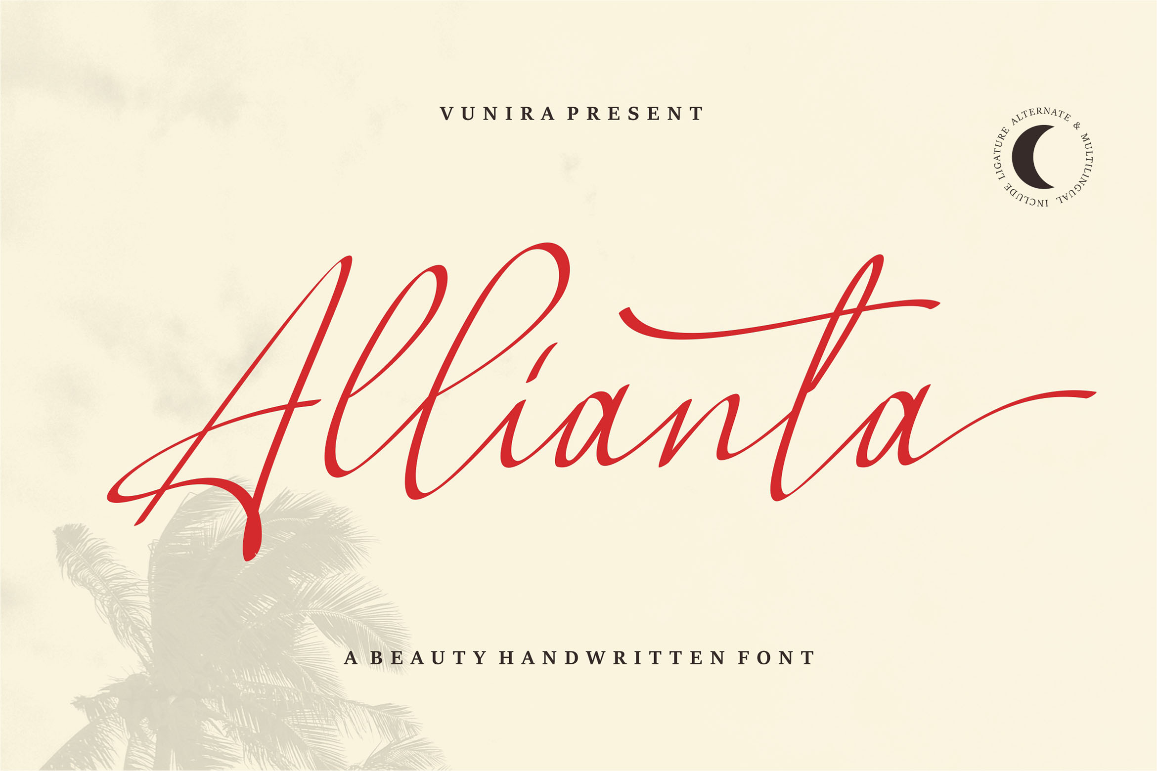 فونت انگلیسی Allianta