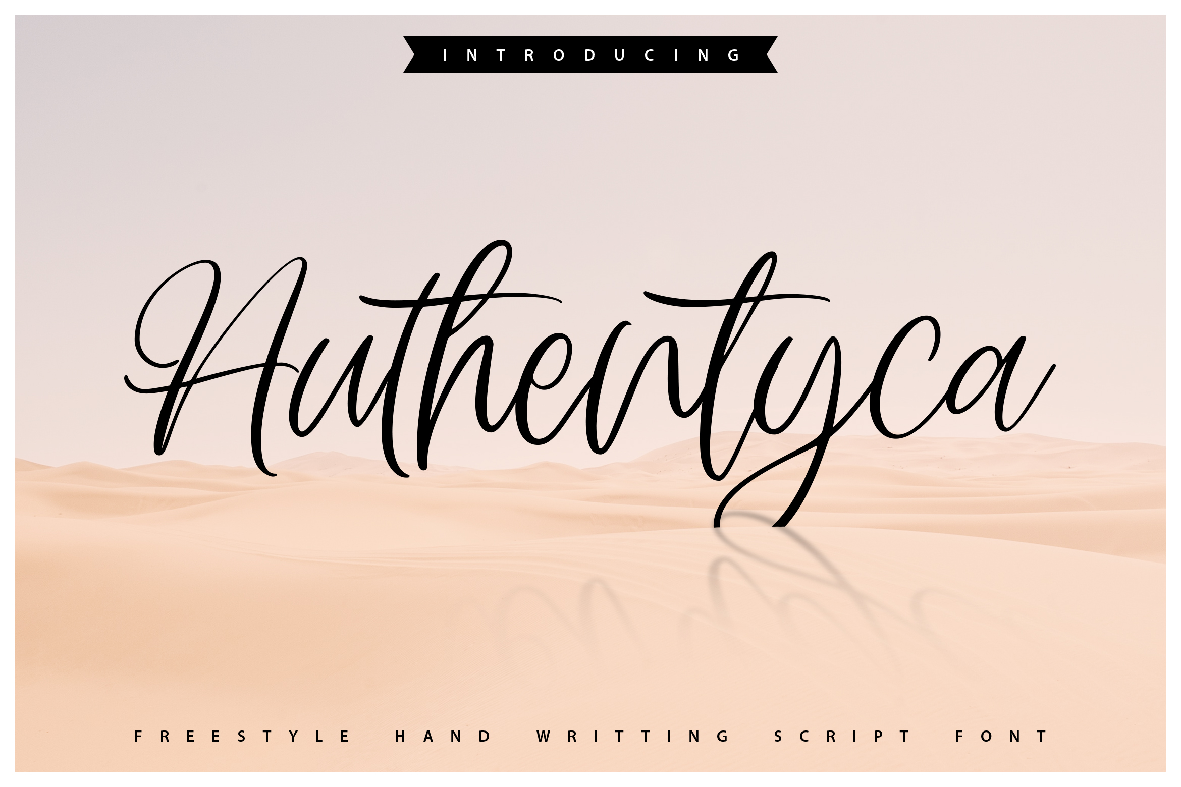 فونت انگلیسی Authentyca
