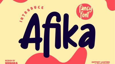 فونت انگلیسی afika فونت انگلیسی afika