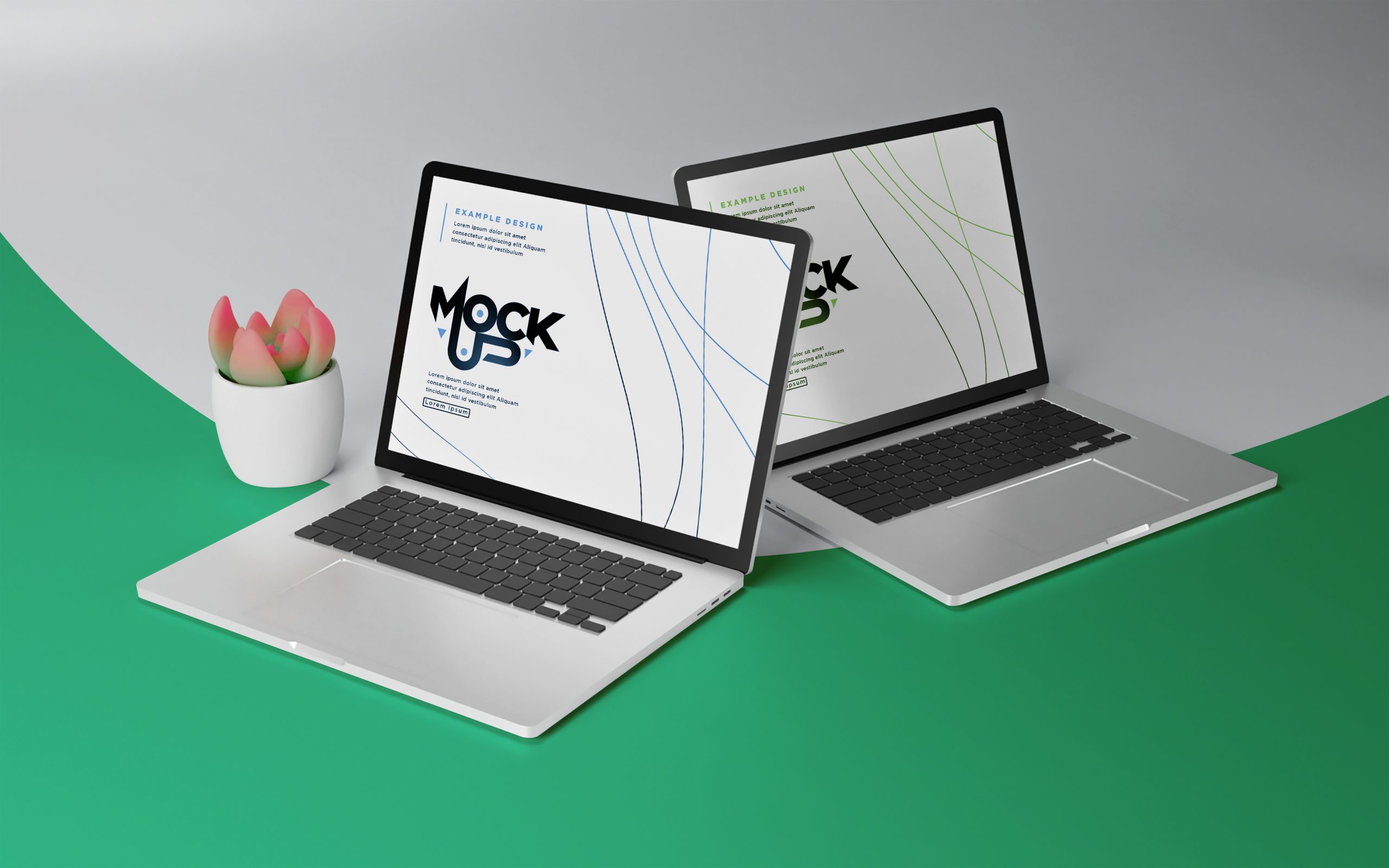 موکاپ لپ تاپ