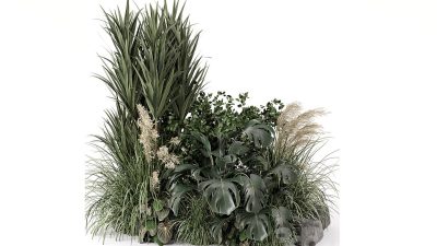 مدل سه بعدی و آبجکت باغچه