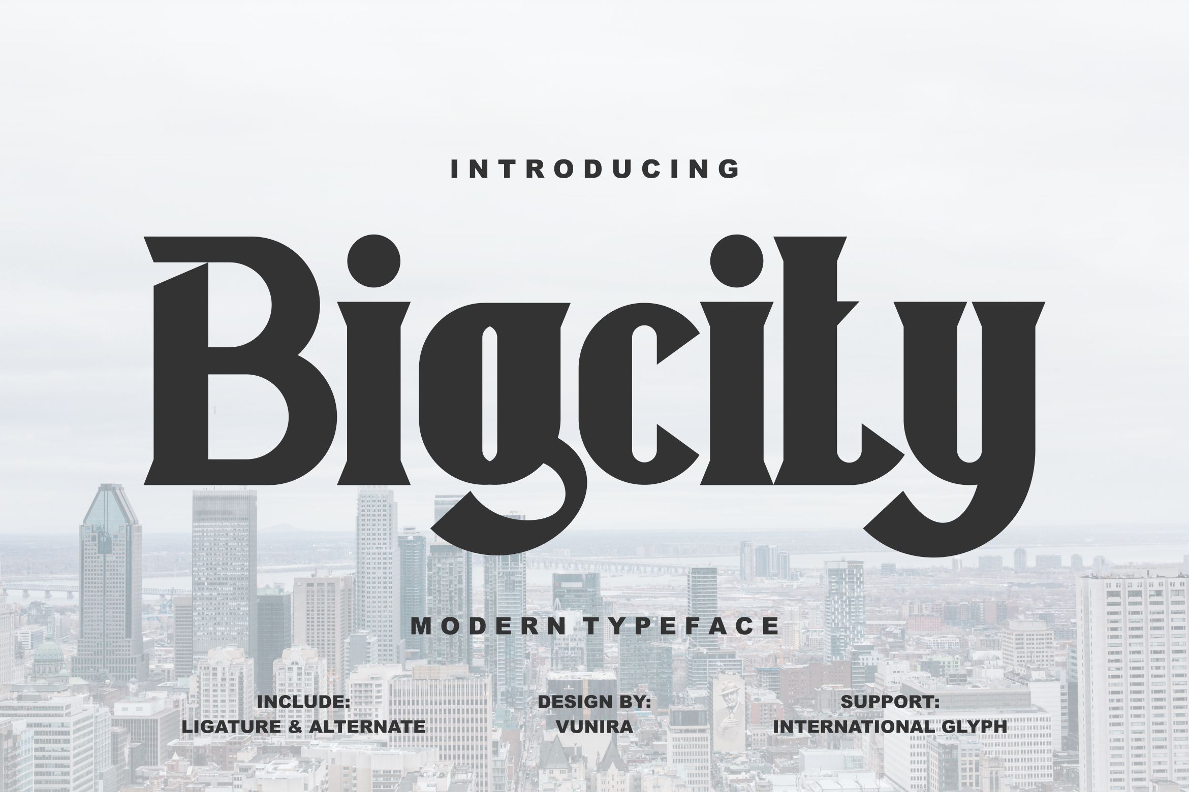 فونت انگلیسی Bigcity