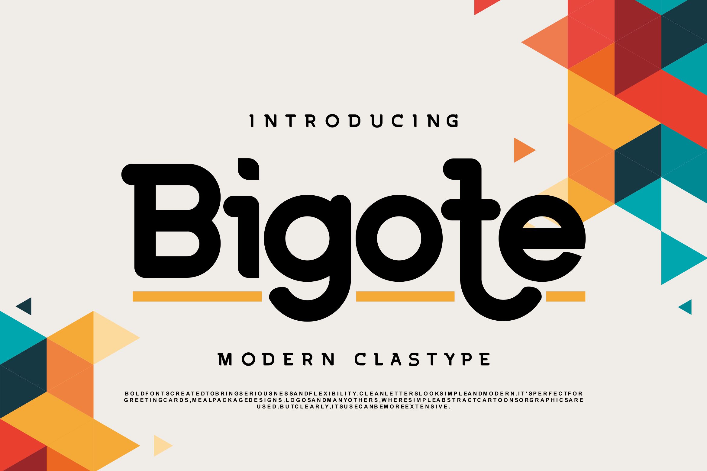 فونت انگلیسی Bigote