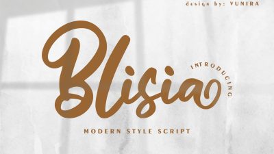 فونت انگلیسی Blisia فونت انگلیسی Blisia