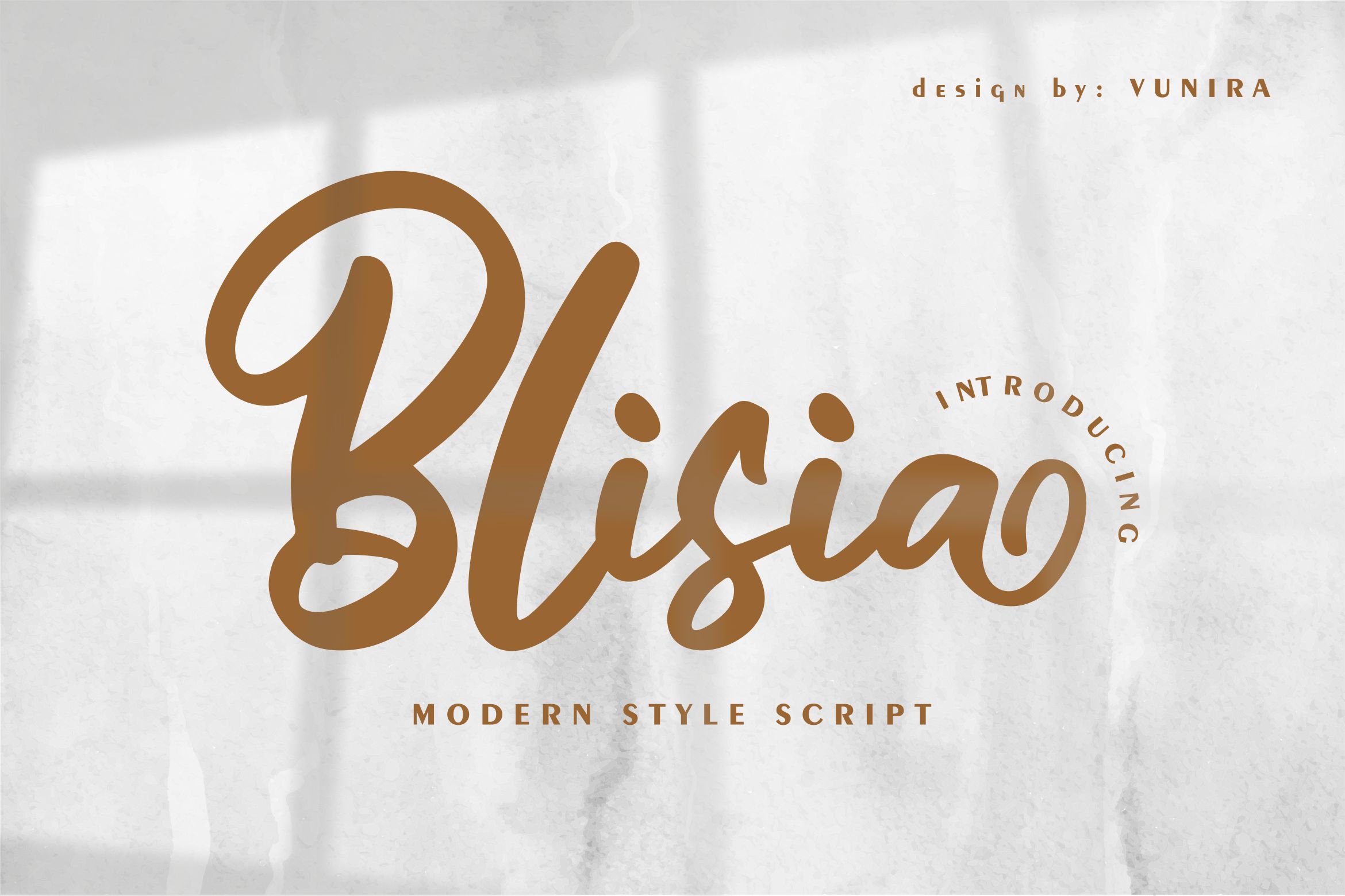 فونت انگلیسی Blisia