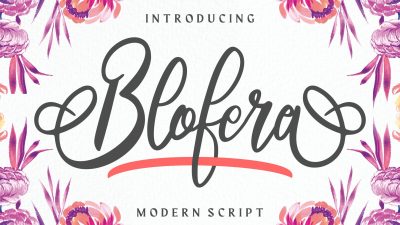 فونت انگلیسی Blofera فونت انگلیسی Blofera